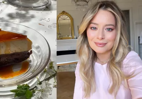 Prăjitura cu care Laura Cosoi și-a impresionat familia. Rețeta pentru cremă de zahăr ars cu blat de cacao