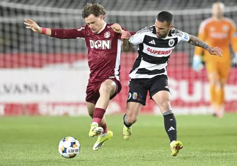 Universitatea a învins CFR în „derby de Cluj” și a urcat pe locul 2 în Superligă
