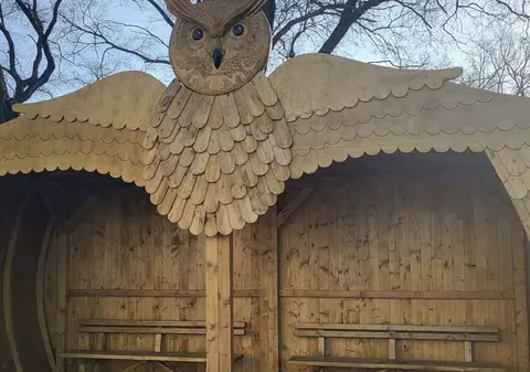 Stația de autobuz „bufniță" din Craiova împarte localnicii în două tabere : „Cu așa imaginație, mai bine lipsă"