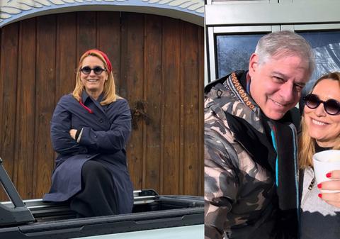 Cum petrece Andreea Esca Paștele catolic. Prezentatoarea a plecat cu familia din București