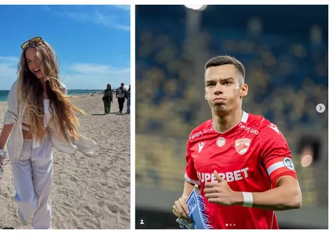 Cătălin Cîrjan, căpitanul lui Dinamo, și-a cerut iubita în căsătorie. Imagini emoționante cu cei doi