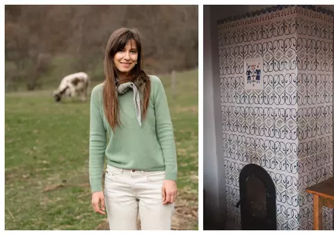 Noi imagini cu casa de la Viscri a Danei Rogoz. Cum a amenajat interiorul. „Duminică seara am ajuns. Renovarea continuă în curte”