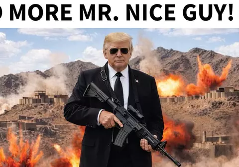 Donald Trump amenință Iranul, cu o poză AI în care-l imită pe Arnold Schwarzenegger în Terminator: „No more mister nice guy!”