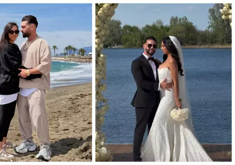 Cum a arătat cea de-a doua rochie de mireasă a soției lui Dorian Popa. Andreea i-a surprins pe invitați în ziua cea mare