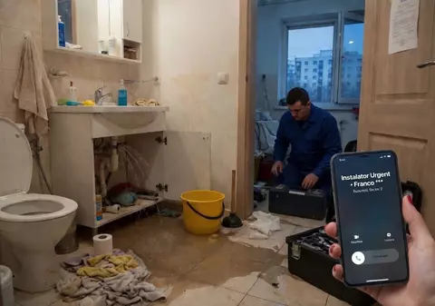 Avarie la instalația sanitară? Cum găsești un instalator autorizat în București care nu te lasă cu balta în casă