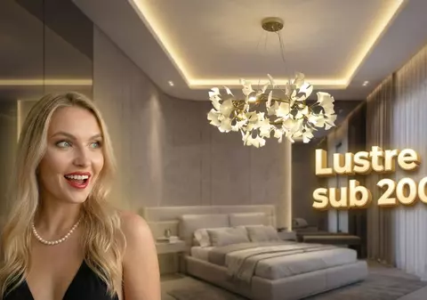 Lustre LED sub 200 lei de la iluminat ieftin: O gamă completă de design modern, culori variate și economie reală de energie