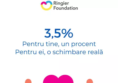 Donează 3,5 la sută din impozit către Fundația Ringier și, astfel, îi ajuți pe micuții bolnavi. Numai în anul 2025, cu ajutorul oamenilor cu suflet mare, aproximativ 100.000 de euro au ajuns la copiii suferinzi aflați în programele umanitare ale fundației