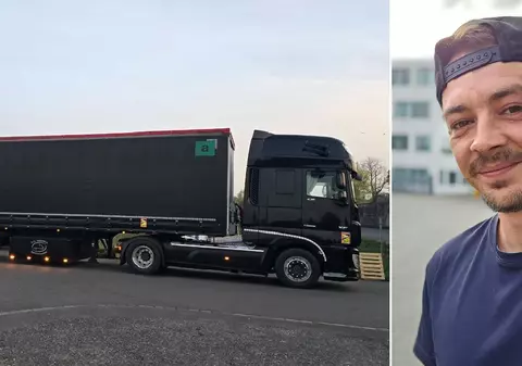 Șofer român de TIR fericit că lucrează pentru un patron român, în străinătate: „Am vizitat patru orașe. Am avut hotel, iar firma plătește fiecare masă, parcare, duș sau taxi”