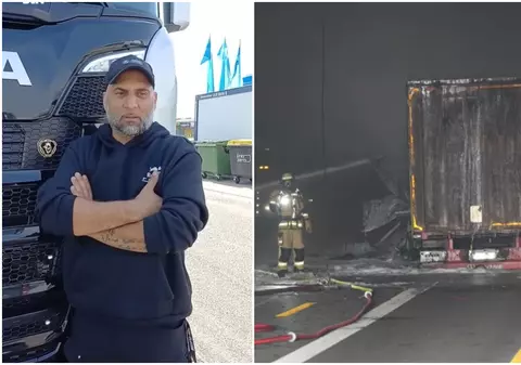 Un șofer de TIR a crezut că moare și a trimis un mesaj de adio pe grupul de WhatsApp al familiei: „Nu mai ies viu de aici”