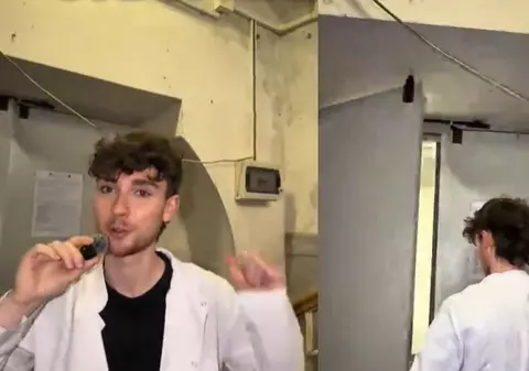 Un student român la Medicina a intrat în „catacombele” de sub Spitalul din Roma și a filmat tot ce a găsit acolo: „Sunt kilometri întregi”