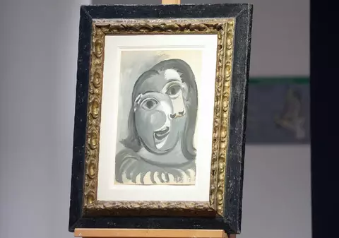 Un tablou de Picasso, de peste un milion de dolari, poate fi cumpărat cu 100 de euro
