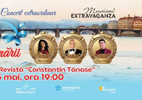 Tenorul ŞTEFAN von KORCH îmbină eleganţa clasică şi autenticitatea tradiţională în concertul „VALURILE DUNĂRII” pe 15 mai la Teatrul Constantin Tănase 