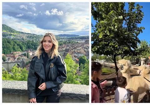 Cum a apărut Andreea Ibacka alături de cei doi copii, după ce s-a spus că ea și Cabral divorțează. Ce a răspuns când a fost întrebată unde este soțul ei