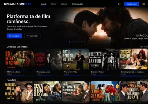 Cinemaraton lansează Cinemaraton Play, platforma de streaming dedicată exclusiv filmului românesc