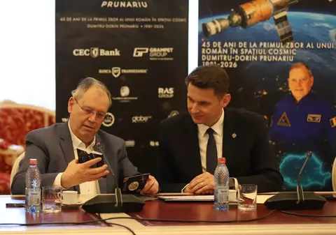 Dumitru Prunariu, singurul român care a zburat în Cosmos, aniversat în Senat după 45 de ani de la misiunea Soyuz 40