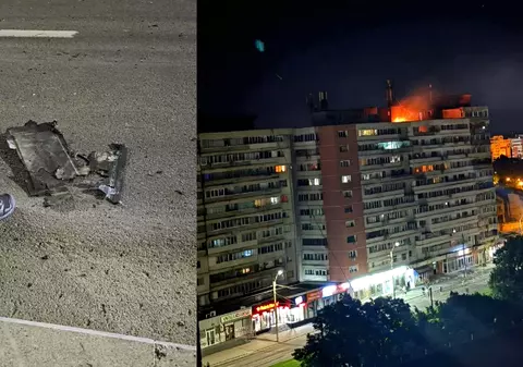 Un deputat povestește despre drona rusească prăbușită în Galați: „Războiul este aici. A lovit casa liftului și a explodat”