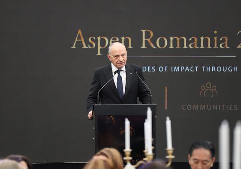 Mircea Geoană, la Gala Aniversară de 20 de ani a Institutului Aspen: „Cred că vom deveni una dintre cele mai importante organizații la nivel european”