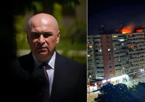 „Răspunsul apărării românești a fost limitat de nivelul dotării”. Ilie Bolojan, reacție pe Facebook după ce o dronă a explodat pe un bloc din Galați