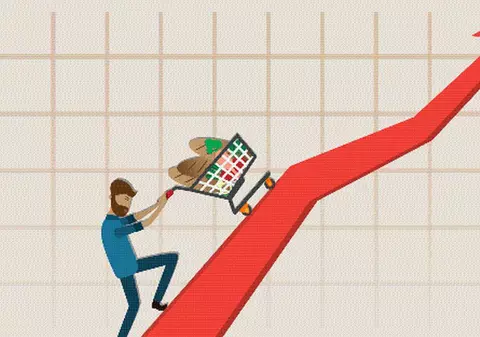 Inflația a trecut pragul de 10% în aprilie. Energia electrică și motorina, cele mai mari scumpiri, urmate de alimentele de bază ale românilor