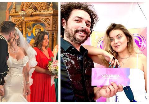 Marius Moga și soția lui, Bianca, nași de cununie pentru cei mai buni prieteni. Fosta jurnalistă de la Pro TV a atras privirile tuturor, în biserică