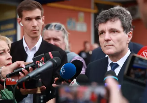 VIDEO. Nicușor Dan este huiduit în timpul declarațiilor de la Galați