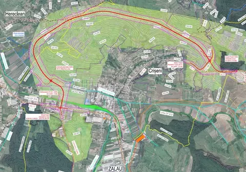 Pas important pentru realizarea centurii Zalău Nord: 700.000.000 de lei pentru 7,2 kilometri
