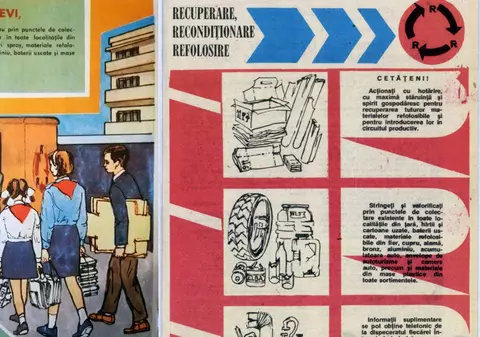 Reciclarea în România lui Ceaușescu. Cei trei „R” ai propagandei socialiste: recuperare, recondiționare, refolosire - obsesia economiei centralizate. Normele impuse unităților de miliție