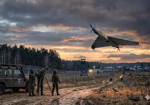 Războiul dronelor la granița NATO. Ce a făcut Polonia după ce dronele rusești au intrat în spațiul aerian național