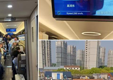 Am mers cu „trenul glonț” în China, cu 350 km/h, și am parcurs 1.128 km în 4 ore și 31 de minute