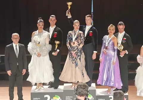 Rareș Cojoc și Andreea Matei, patronii dansului sportiv mondial, au câștigat și Campionatul European! Triumful din insula Mallorca îi trimite în legendă, fiind singurul titlu major care le lipsea din palmares