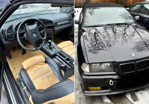 ANAF vinde la licitație un BMW decapotabil din 1997 cu 29.000 de euro, iar taxa de participare este de 15.282 lei