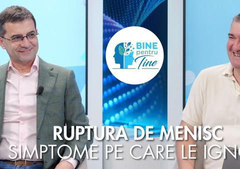 Dr. Ion Bogdan Codorean, totul despre greşelile care îți pot distruge genunchii, la „Bine pentru tine”: „Nu toate rupturile necesită operație”
