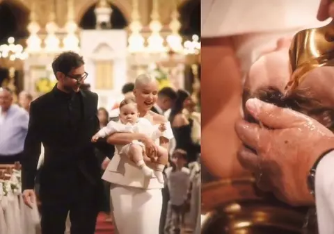 Carmen Grebenișan și-a botezat băiețelul. Imagini emoționante de la ceremonia lui Kadri