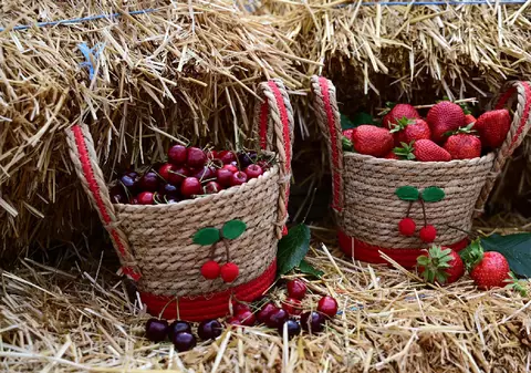 Cât costă cireșele și căpșunile la festivalul dedicat lor în Piața Matache din București