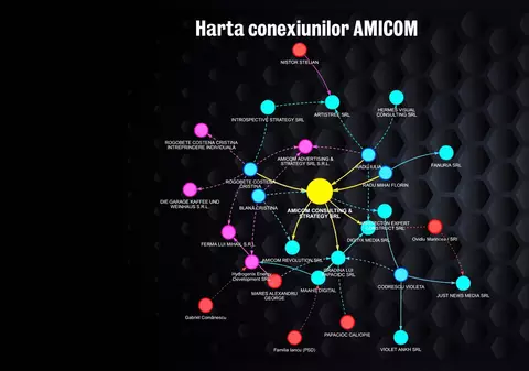 Conexiunile din spatele companiei Amicom. Contracte de milioane de euro cu statul printr-o rețea întortocheată de firme și persoane. Hidroelectrica, unul dintre clienții importanți
