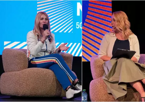 Ce au vorbit Andreea Esca și Nadia Comăneci la Cluj: „Era o încăpere mică”