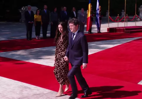 Nicușor Dan l-a primit pe președintele Israelului alături de Mirabela Grădinaru. Combaterea antisemitismului în România, o temă a discuțiilor de la Cotroceni