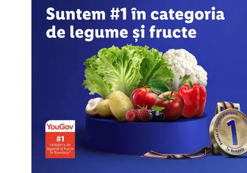 Lidl, alegerea numărul 1 pentru categoriile de legume și fructe. Calitate la preț imbatabil, zi de zi
