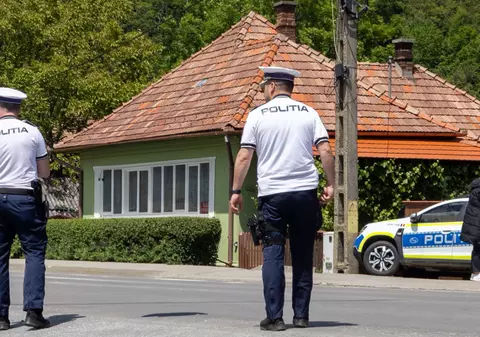 O mașină de Poliție, oprită în trafic la Galați de un echipaj de la Rutieră pentru că mergea cu viteză peste limită după o intervenție