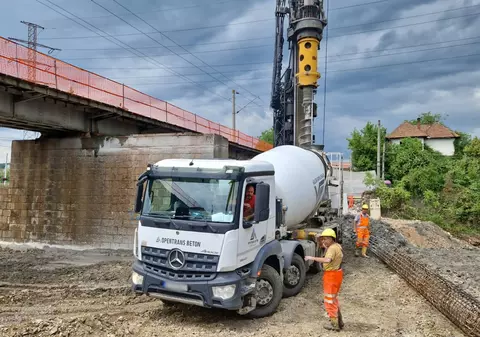 Încep lucrările la noul pod feroviar peste Someș, în Cluj-Napoca, pe magistrala către Oradea