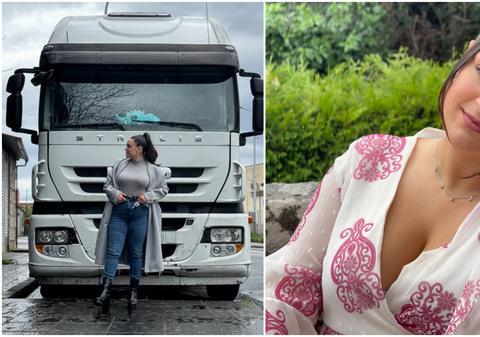 O tânără a renunțat la munca într-un depozit de fructe și s-a făcut șoferiță de TIR în Spania. Au convins-o camionagiii care descărcau mărfurile