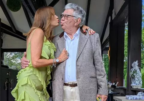 Anca Țurcașiu, imagini emoționante alături de tatăl ei, la 89 de ani. Cum au fost surprinși cei doi