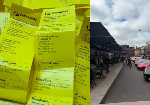 Un parcagiu a amendat 18 Ferrariuri parcate neregulamentar, dar a fost obligat să anuleze toate sancțiunile