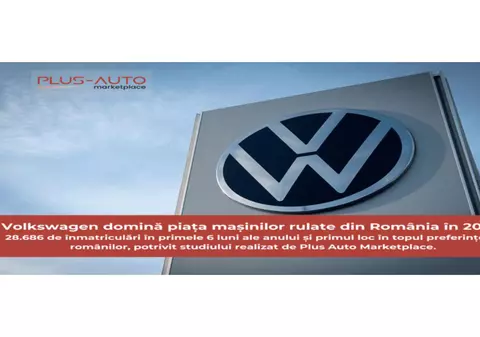 Volkswagen, cea mai căutată marcă pe piața rulatelor din România în 2026: studiu realizat de Plus-Auto Marketplace