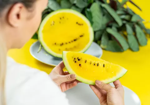Pepenele verde cu miez galben: una dintre cele mai interesante descoperiri ale verii din magazinele Lidl