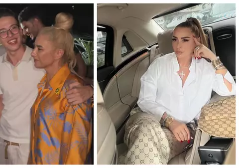 Imagini de la majoratul lui Laurențiu Reghecampf Jr. Cine a întreținut atmosfera și cum a fost surprins Bebeto alături de mama lui