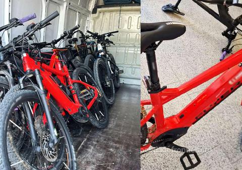 Un român transporta opt biciclete electrice în valoare de 20.000 de euro, căutate în Austria. Polițiștii i-au confiscat „marfa”