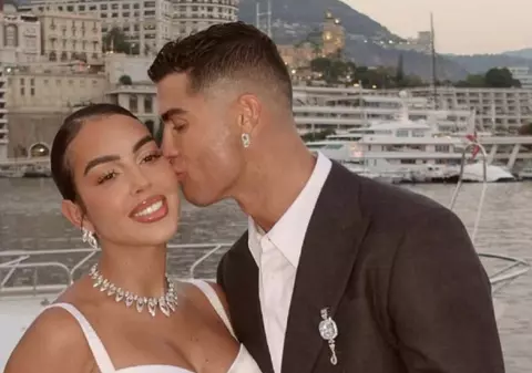 Primele imagini de la nunta lui Cristiano Ronaldo cu Georgina Rodriguez. Cum au apărut cei doi la evenimentul secret