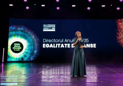 Directoarea premiată la Gala Premiilor pentru Directorii Anului, în 2025, Sorina Marinela Perșinaru: „Un lider este omul care merge alături de ceilalți până când și ei capătă încredere că pot merge singuri”