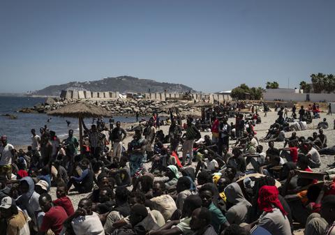 Imigranții marocani din Ceuta cer să ajungă în Europa: „În România, în Rusia, dacă au nevoie de forță de muncă”